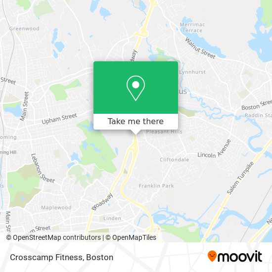 Crosscamp Fitness map