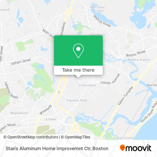 Mapa de Stan's Aluminum Home Improvemnt Ctr