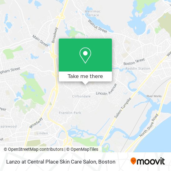 Mapa de Lanzo at Central Place Skin Care Salon