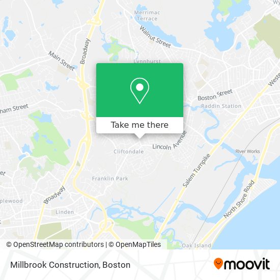 Mapa de Millbrook Construction
