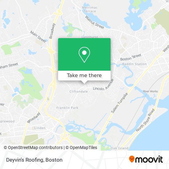 Mapa de Deyvin's Roofing