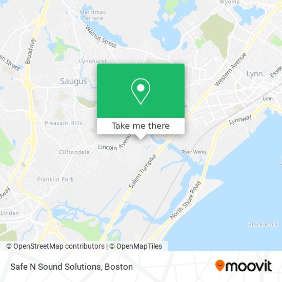 Safe N Sound Solutions map