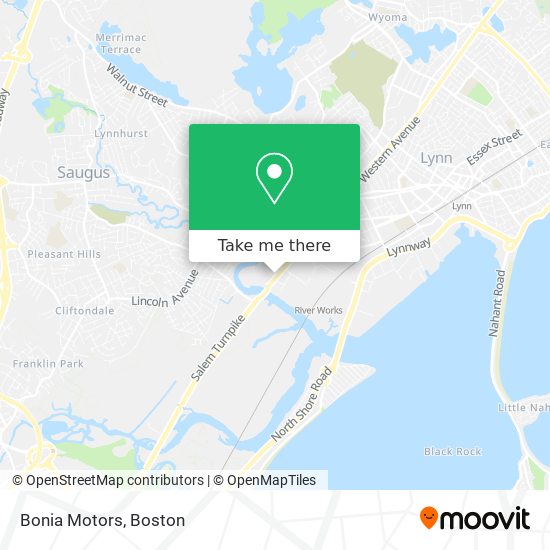Bonia Motors map