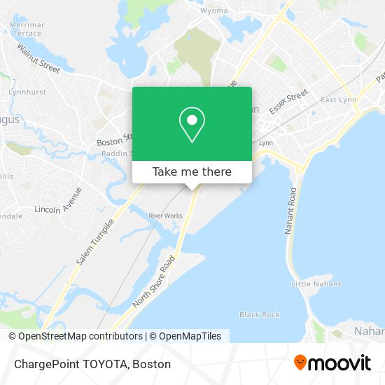 ChargePoint TOYOTA map