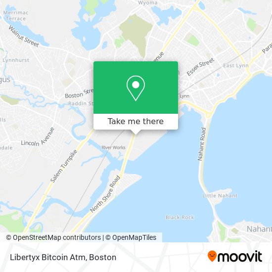 Mapa de Libertyx Bitcoin Atm