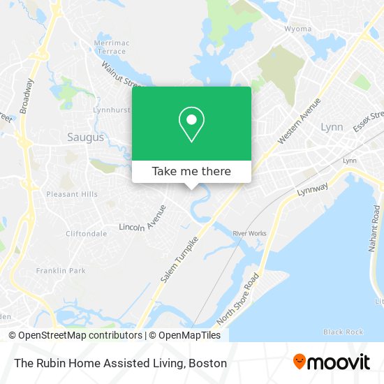 Mapa de The Rubin Home Assisted Living