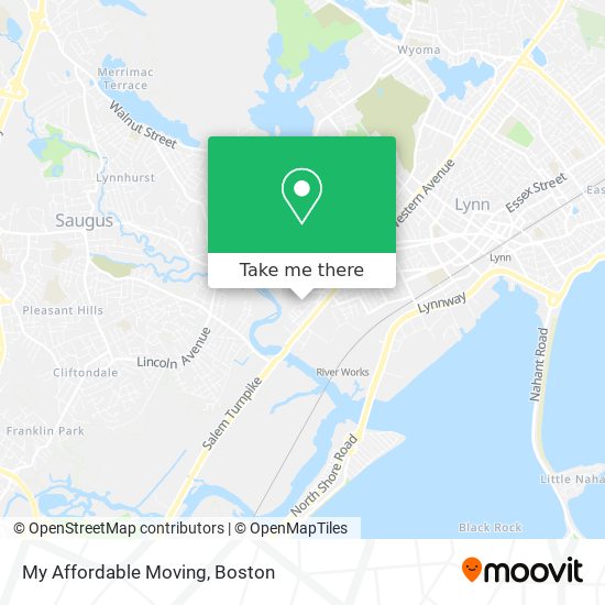Mapa de My Affordable Moving