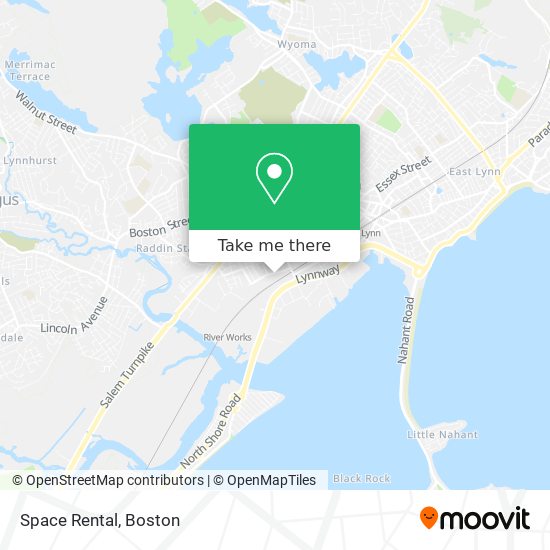 Space Rental map