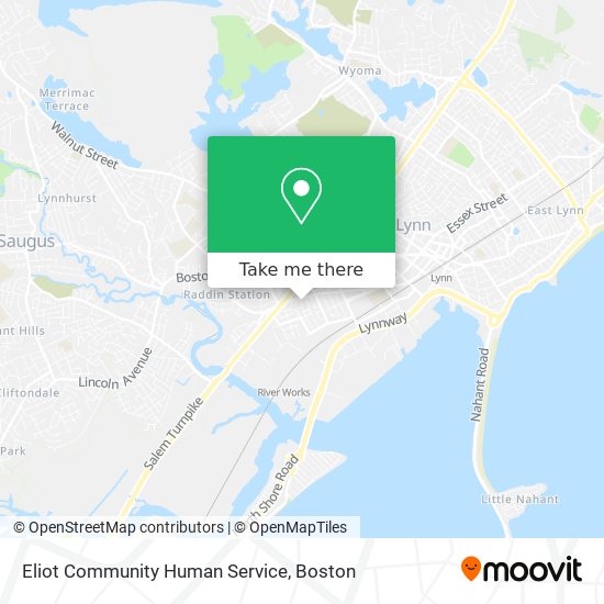 Eliot Community Human Service map