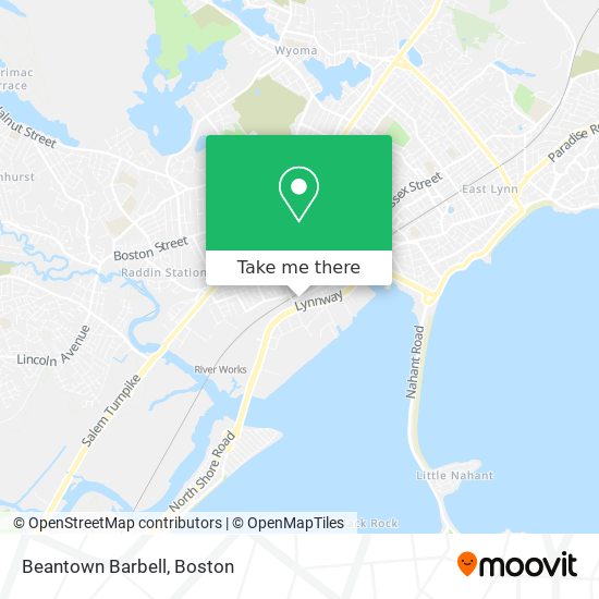 Mapa de Beantown Barbell