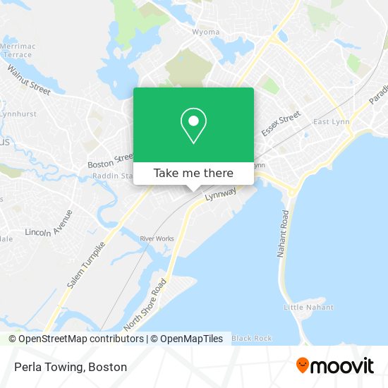 Perla Towing map