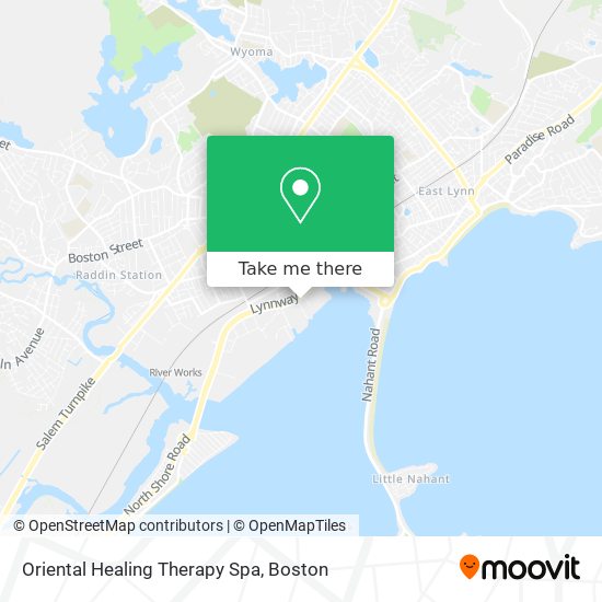 Oriental Healing Therapy Spa map