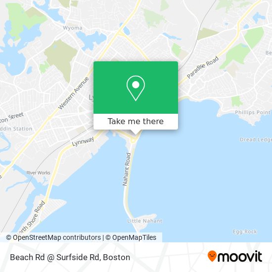 Mapa de Beach Rd @ Surfside Rd