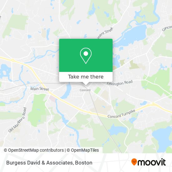 Burgess David & Associates map
