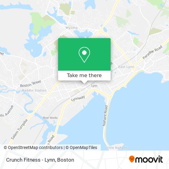 Mapa de Crunch Fitness - Lynn