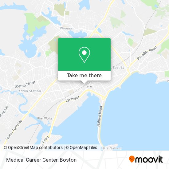 Mapa de Medical Career Center