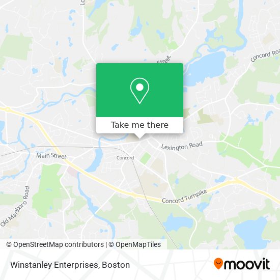 Winstanley Enterprises map