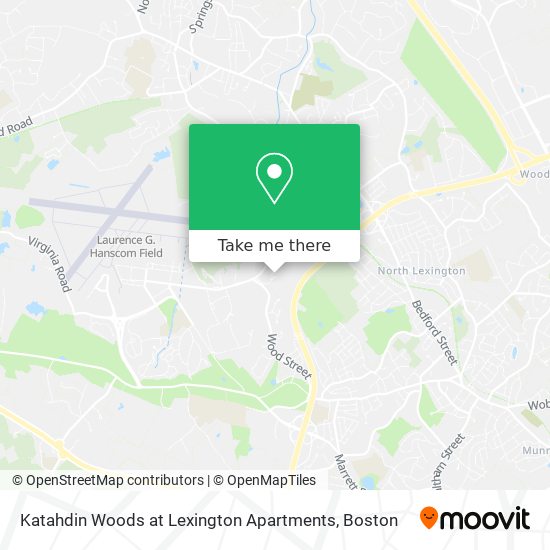 Mapa de Katahdin Woods at Lexington Apartments