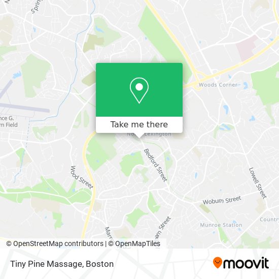 Tiny Pine Massage map