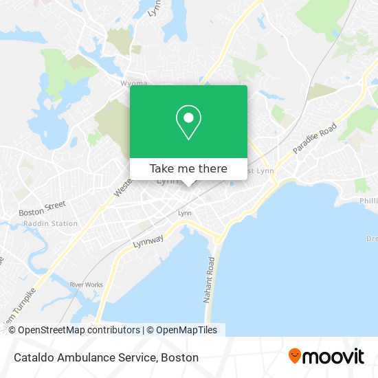 Cataldo Ambulance Service map