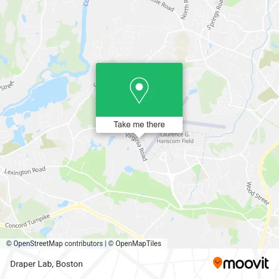 Draper Lab map