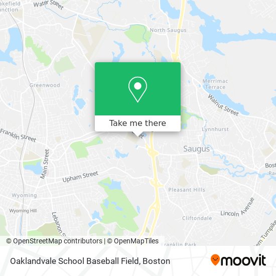 Mapa de Oaklandvale School Baseball Field