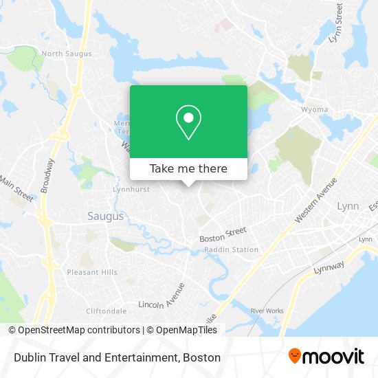 Dublin Travel and Entertainment map