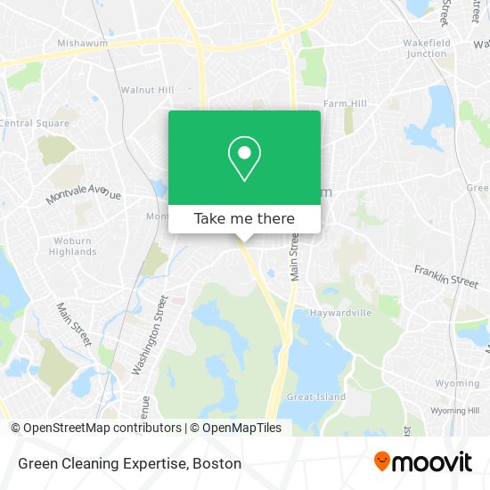 Green Cleaning Expertise map