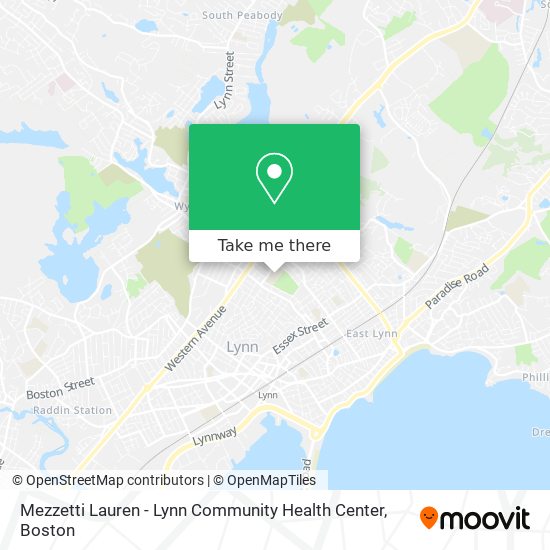 Mezzetti Lauren - Lynn Community Health Center map