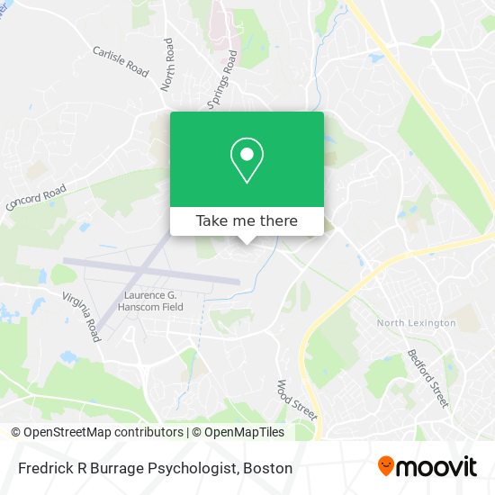 Fredrick R Burrage Psychologist map