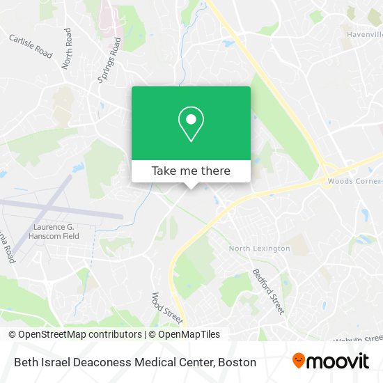 Mapa de Beth Israel Deaconess Medical Center