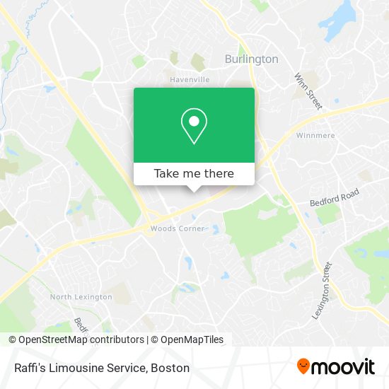 Raffi's Limousine Service map