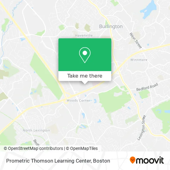 Prometric Thomson Learning Center map