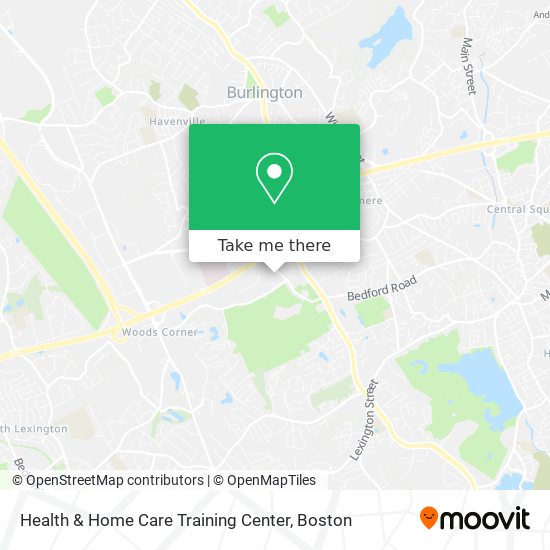 Health & Home Care Training Center map