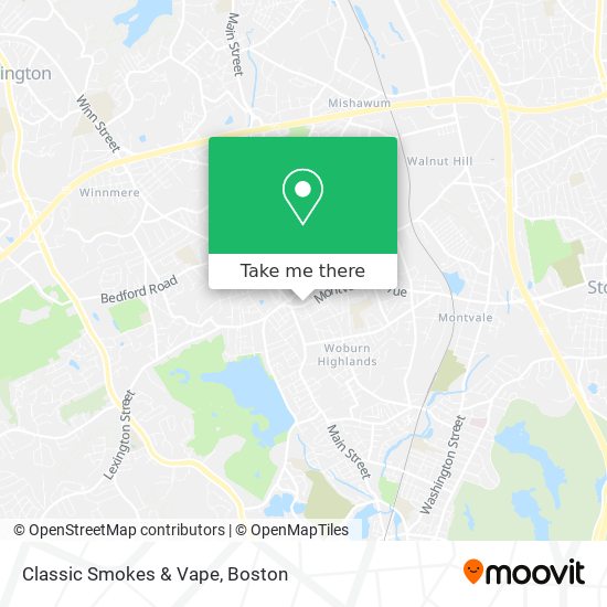 Classic Smokes & Vape map