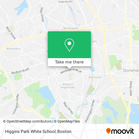 Mapa de Higgins Park White School
