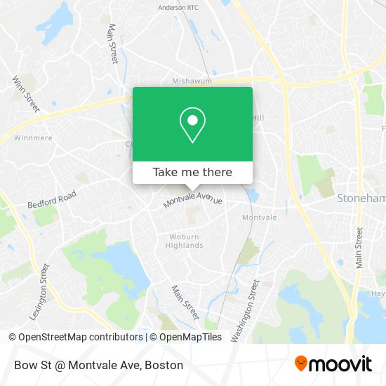 Mapa de Bow St @ Montvale Ave