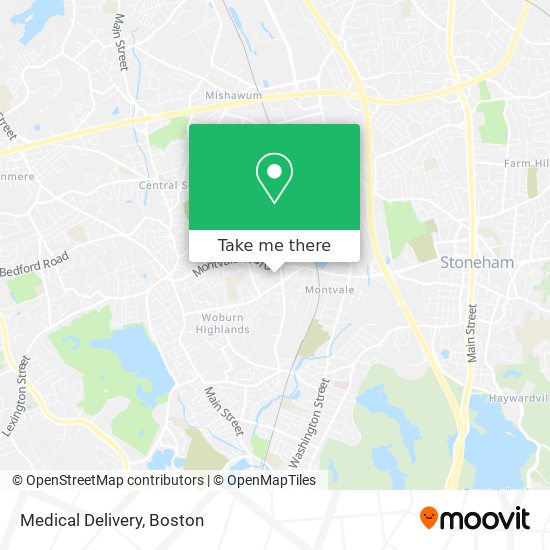 Mapa de Medical Delivery