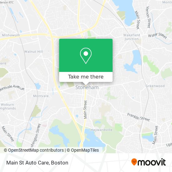 Main St Auto Care map