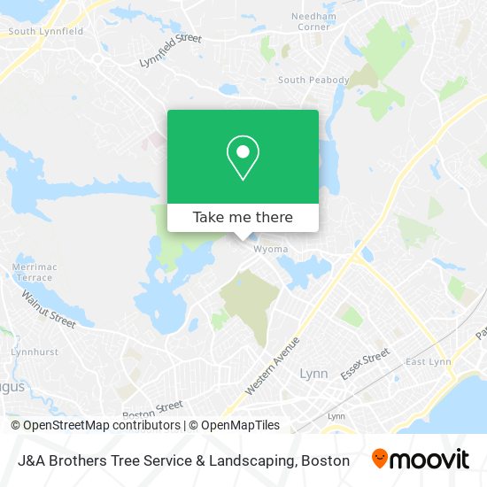 J&A Brothers Tree Service & Landscaping map