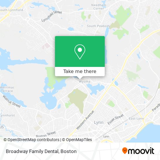 Mapa de Broadway Family Dental