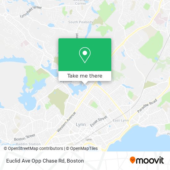 Mapa de Euclid Ave Opp Chase Rd
