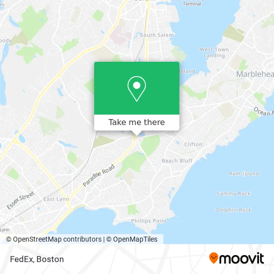 Mapa de FedEx