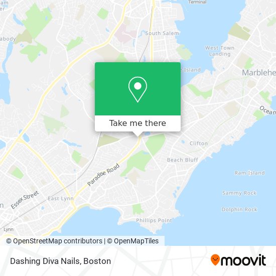 Mapa de Dashing Diva Nails