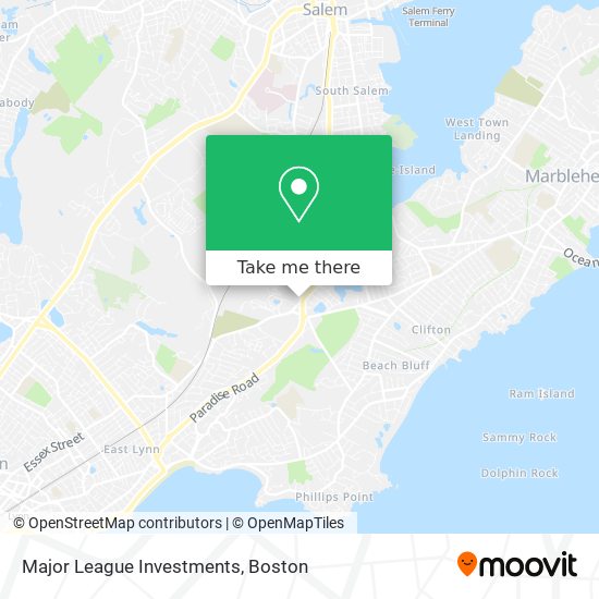 Mapa de Major League Investments