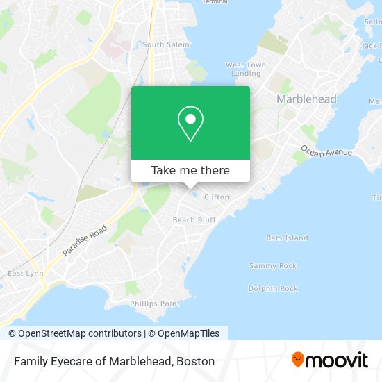 Mapa de Family Eyecare of Marblehead