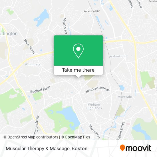 Mapa de Muscular Therapy & Massage