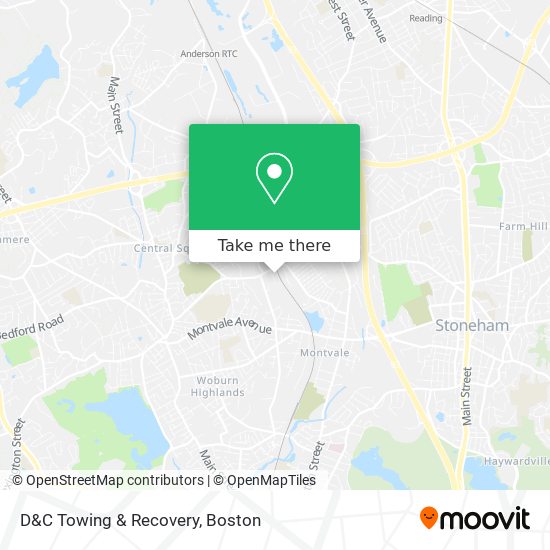 D&C Towing & Recovery map