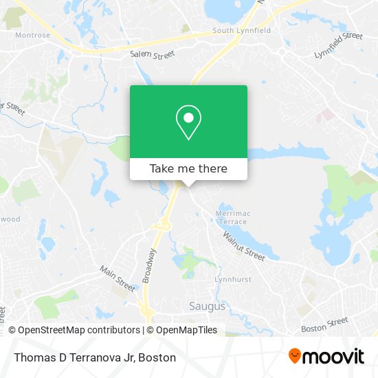 Thomas D Terranova Jr map