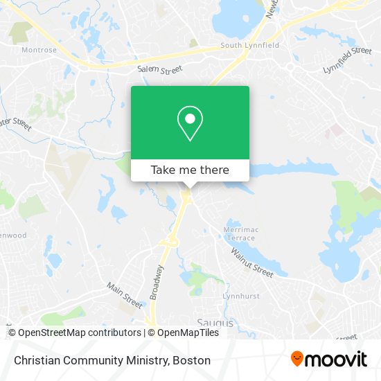 Christian Community Ministry map